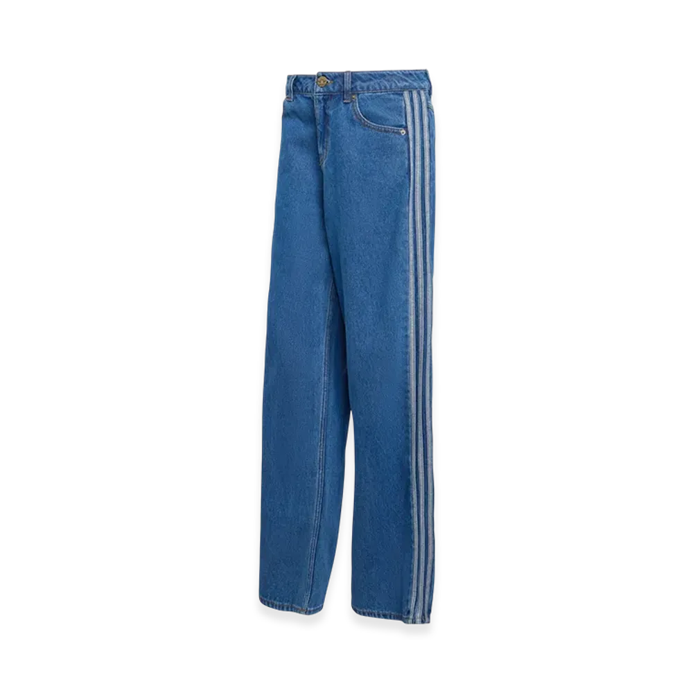 adidas Women's Firebird Denim Track Pants "Blue"