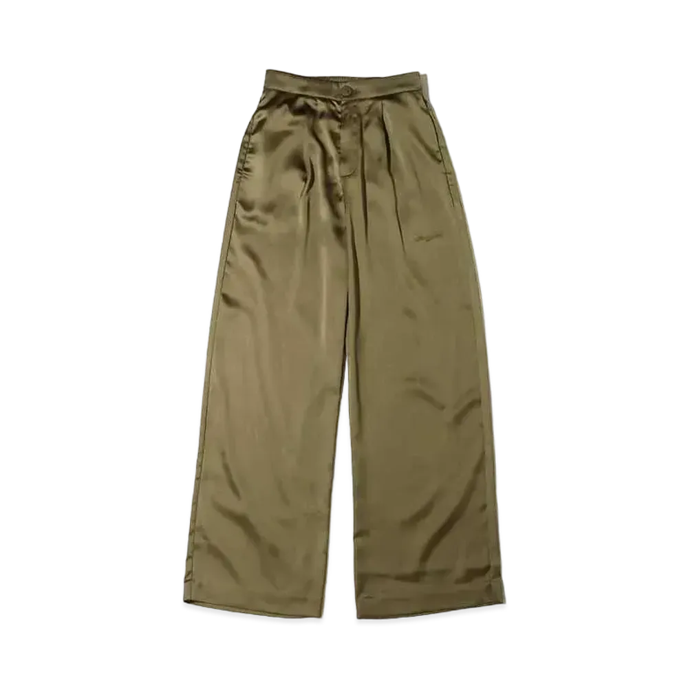 atmos pink Satin Color Pants "Khaki"