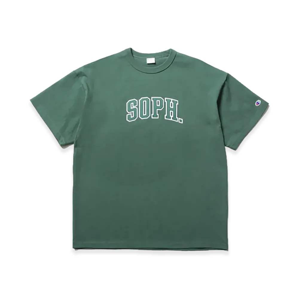 SOPH. x Champion Crewneck Tee "Green"