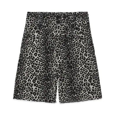 visvim Coronel Shorts Leopard "Grey"