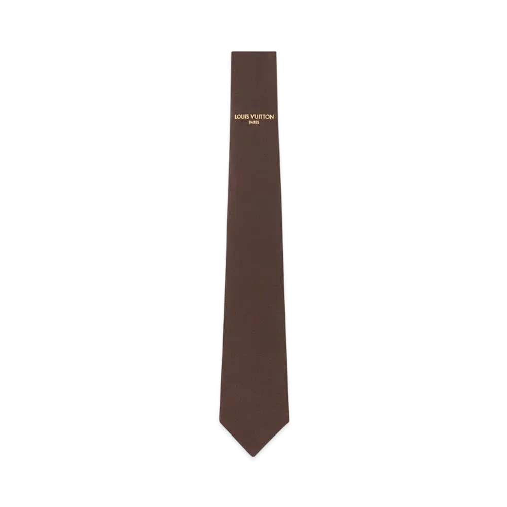 Louis Vuitton Tie "Brown"