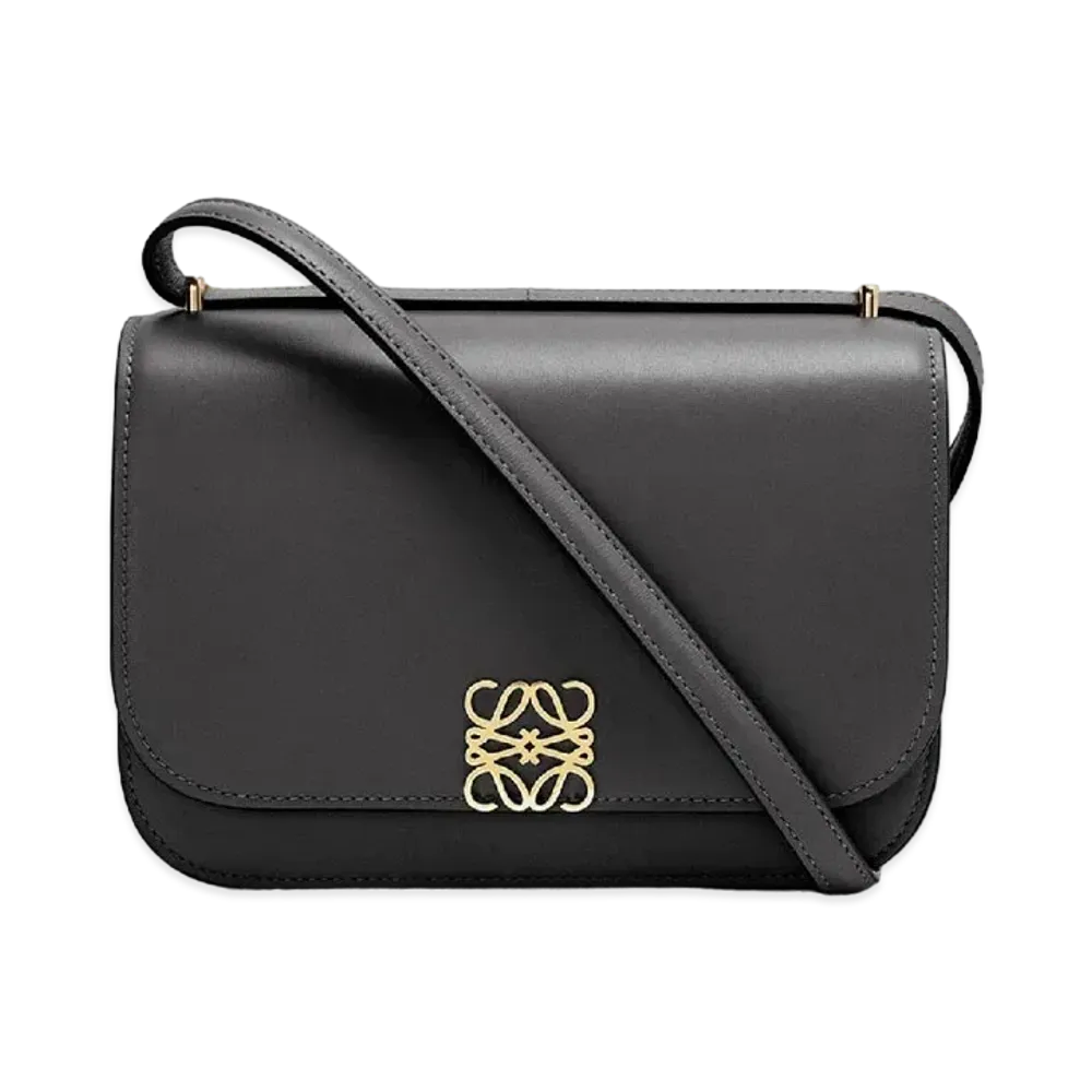 LOEWE Small Goya Bag In Silk Calfskin "Black"