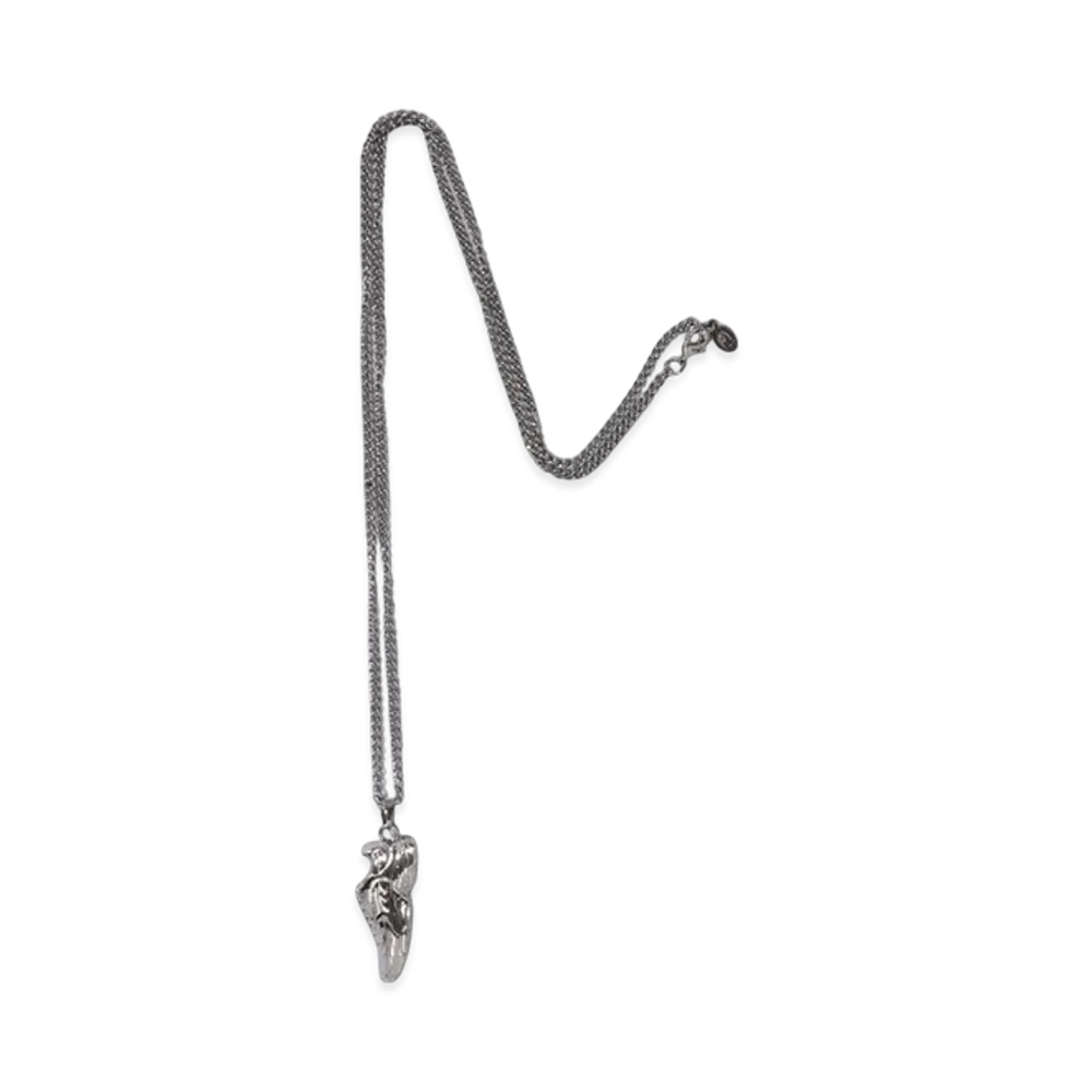 A BATHING APE Shark STA Necklace "Silver"