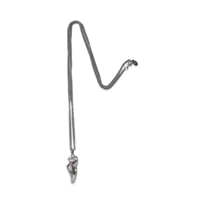A BATHING APE Shark STA Necklace "Silver"