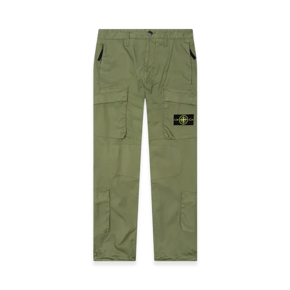 Stone Island 30719 Supima Cotton Twill Stretch-TC Cargo Pants - 22SS "Olive Green"