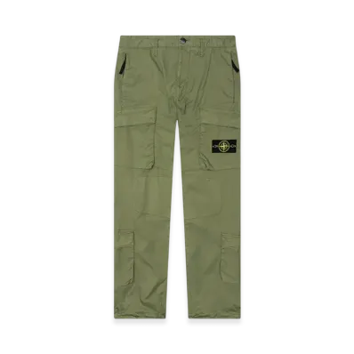 Stone Island 30719 Supima Cotton Twill Stretch-TC Cargo Pants - 22SS "Olive Green"