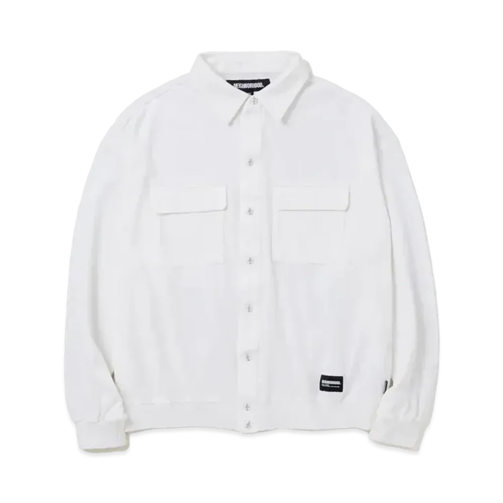 NEIGHBORHOOD Pique Shirt LS "White"