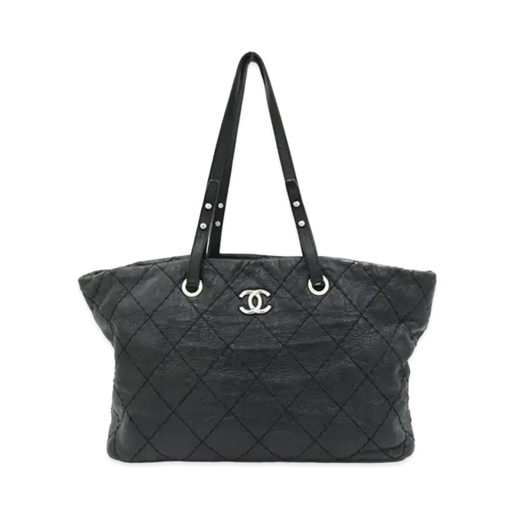 CHANEL On the Road Tote Bag "Black"