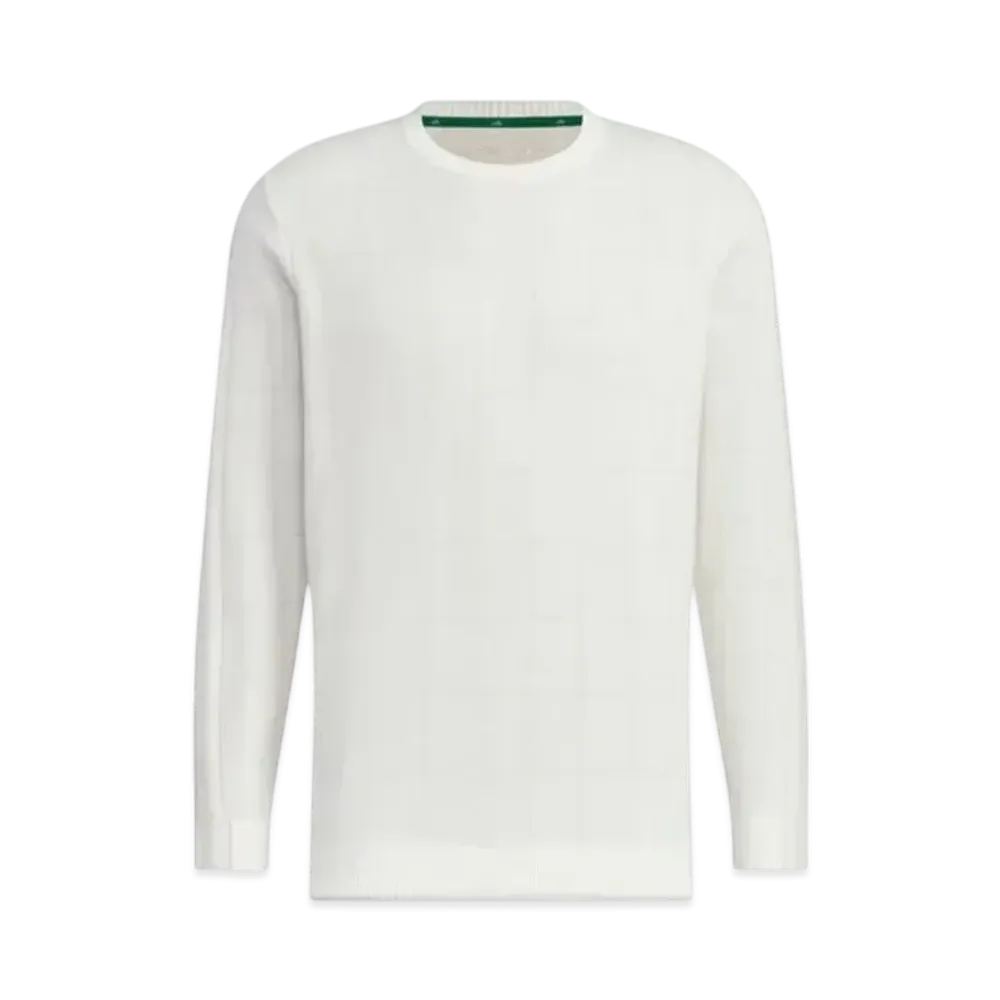 adidas Crewneck Three Stripes Long Sleeve Sweater "Off White"