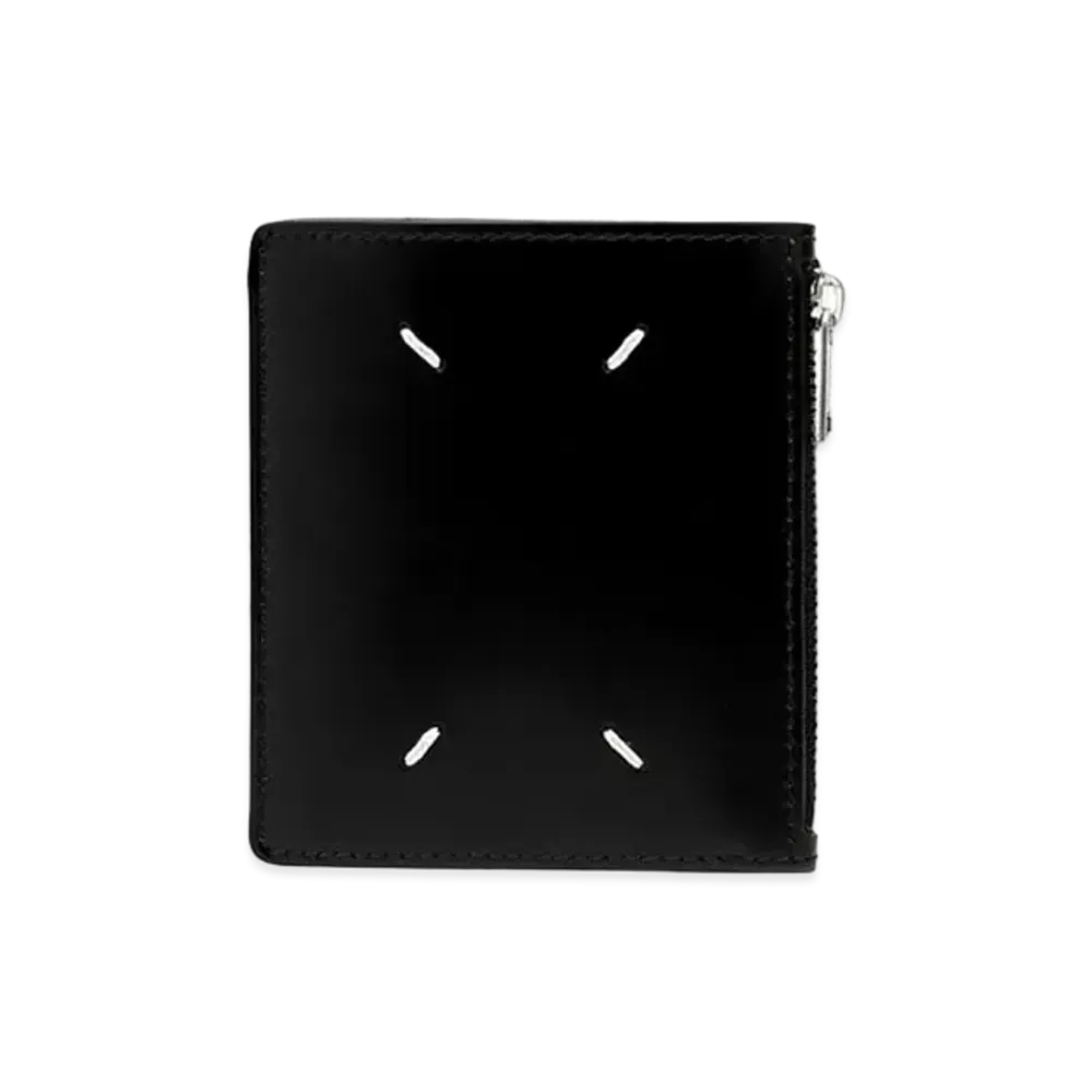 Maison Margiela Small Bi-fold Calfskin Wallet "Black"