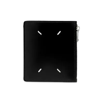Maison Margiela Small Bi-fold Calfskin Wallet "Black"