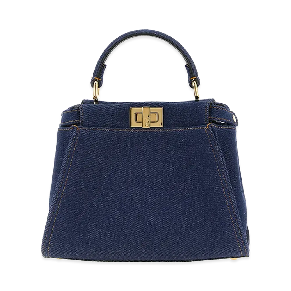 FENDI Women's 'peekaboo' Mini Handbag "Blue"