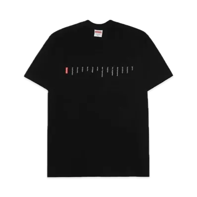 Supreme Location Tee "Black"