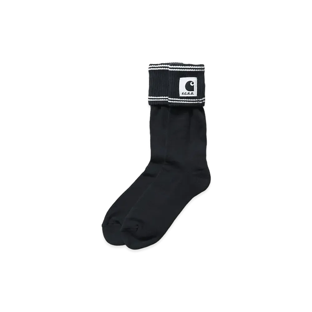 F.C.Real Bristol x Carhartt WIP Cuff Socks "Black"