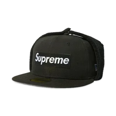 Supreme Earflap Box Logo New Era "Black"