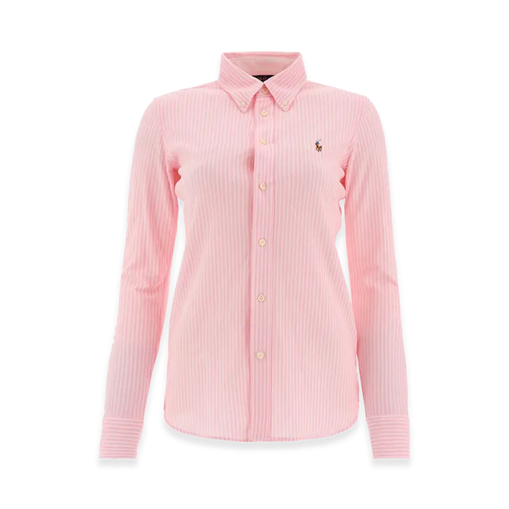 Polo Ralph Lauren Women's L/S Str Heidi-Long Sleeve-Knit "Blue"