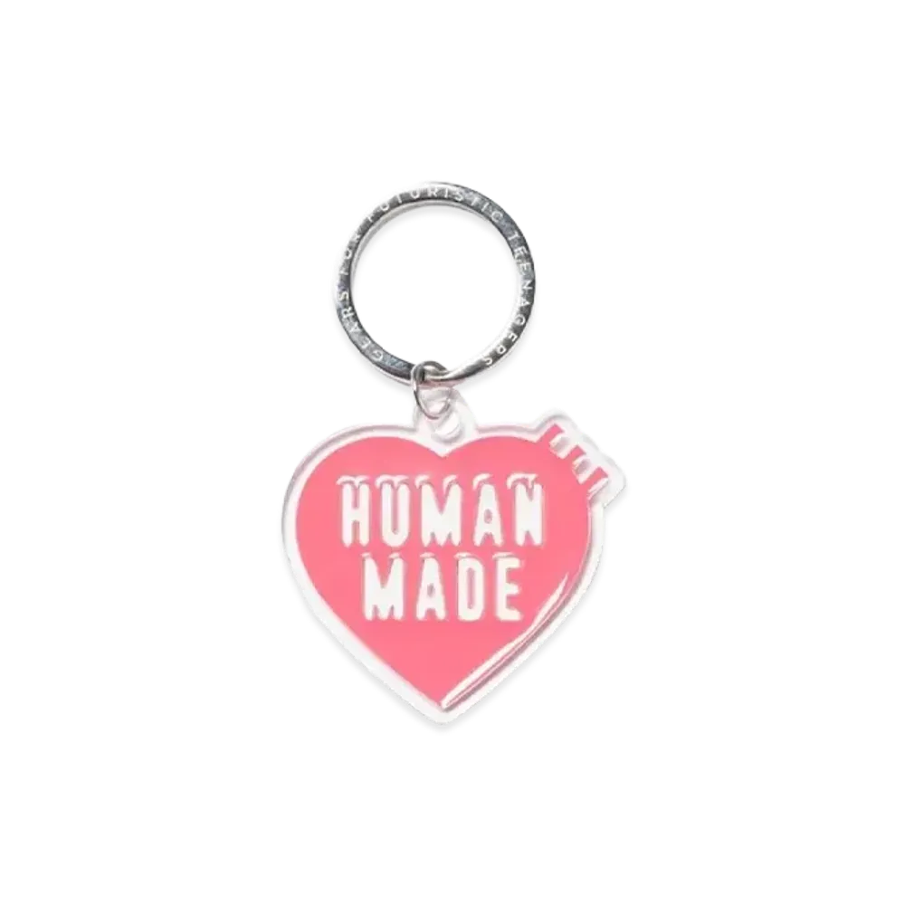 HUMAN MADE 25S/S Heart Keyring "Pink"