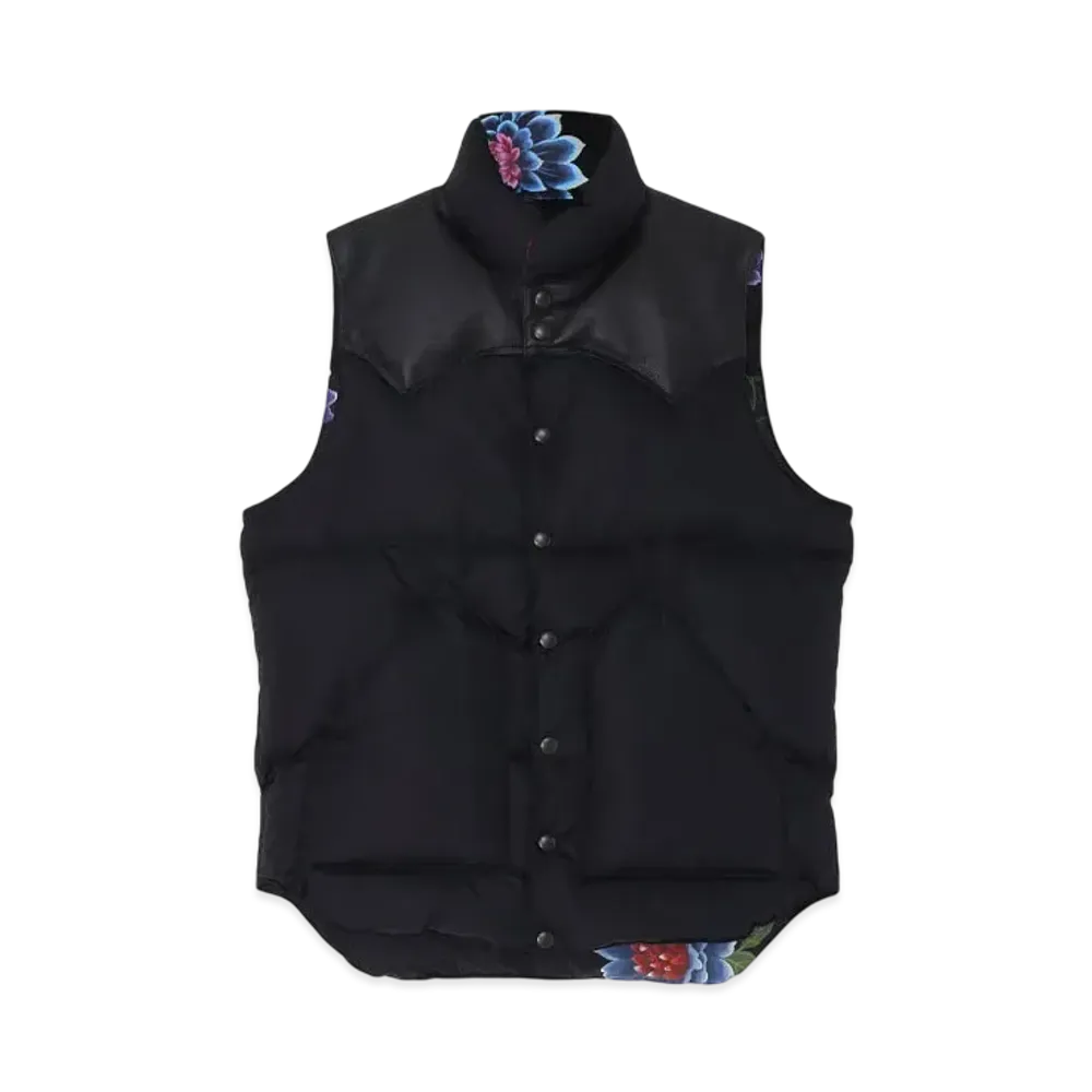WILDSIDE Yohji Yamamoto x Rocky Mountain Featherbed Down Vest "Black"