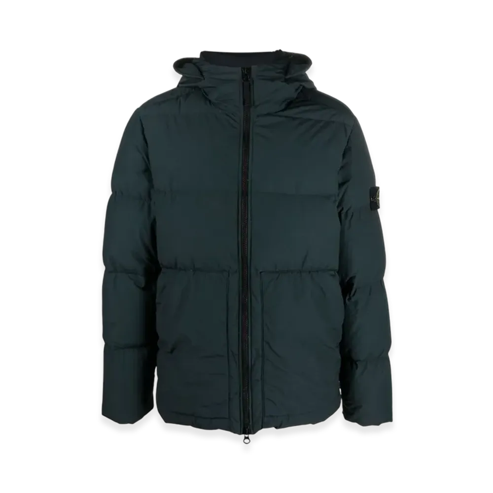 Stone Island 44132 Naslan Light Watro Down Jacket - 22FW "Dark Green"