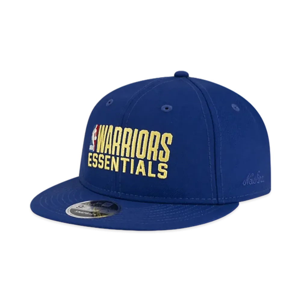 NEW ERA x FEAR OF GOD ESSENTIALS x NBA Golden State Warriors RC 9FIFTY Cap "Blue"