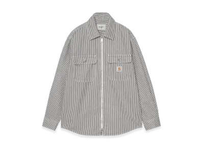 Carhartt WIP Mercer Shirt Jac "Mercer Stripe/Graphite/Wax/Stone Washed"