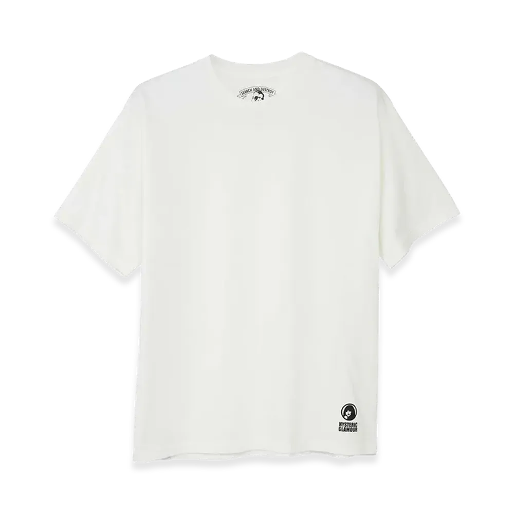 HYSTERIC GLAMOUR Circle Head T-Shirt 2-Pack "White"