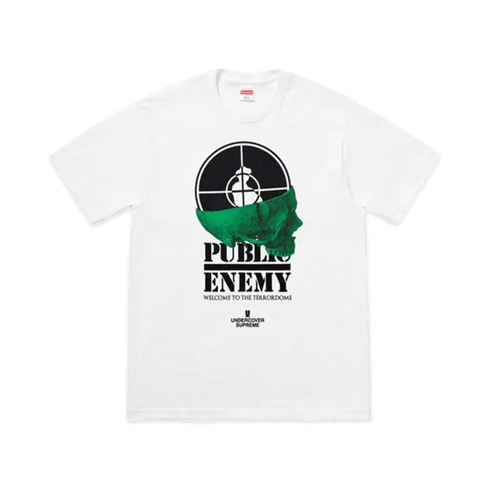 Supreme x UNDERCOVER Public Enemy Terrordome Tee "White"