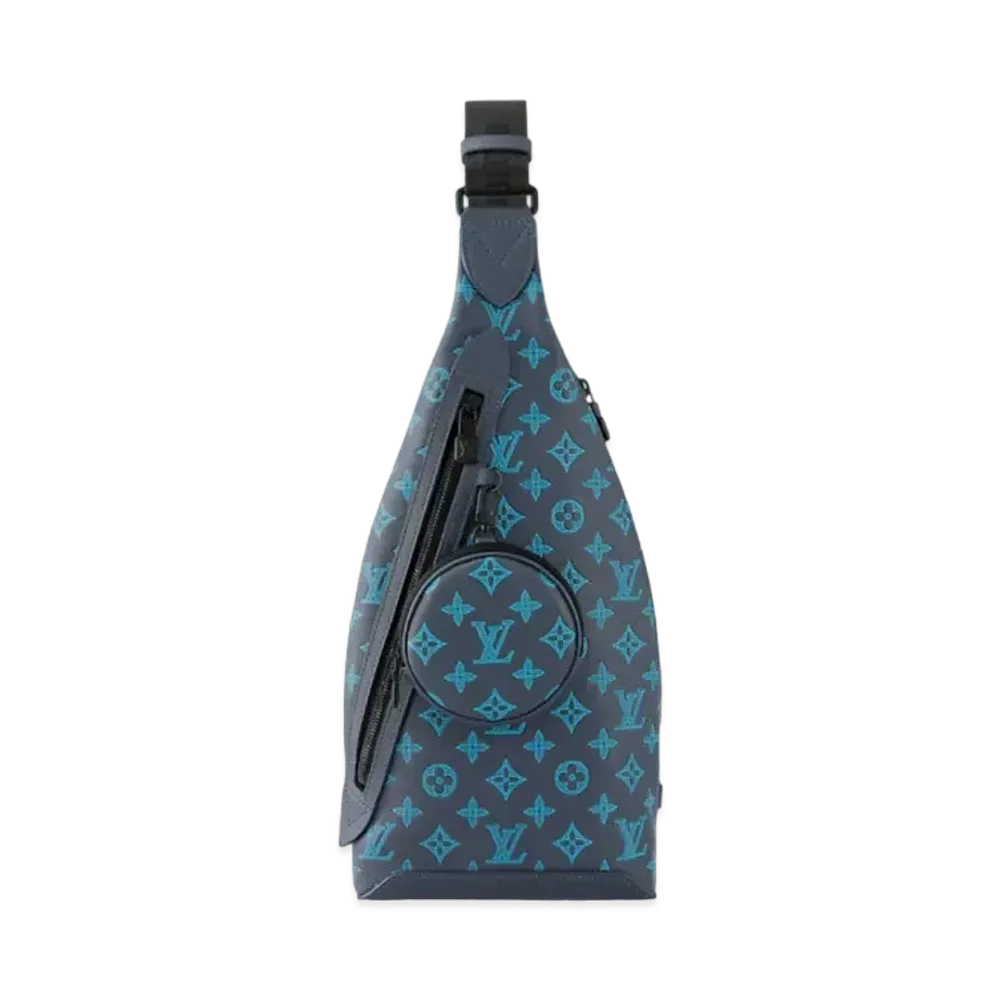 Louis Vuitton Duo Slingbag Monogram Shadow "Navy River Blue"