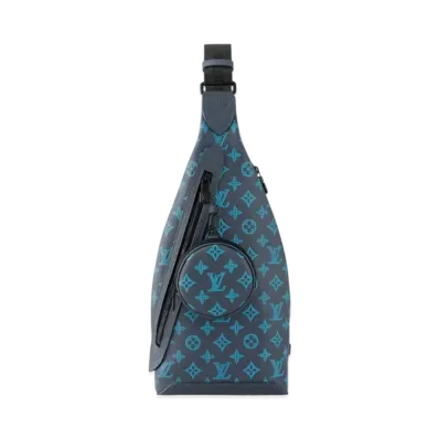 Louis Vuitton Duo Slingbag Monogram Shadow "Navy River Blue"