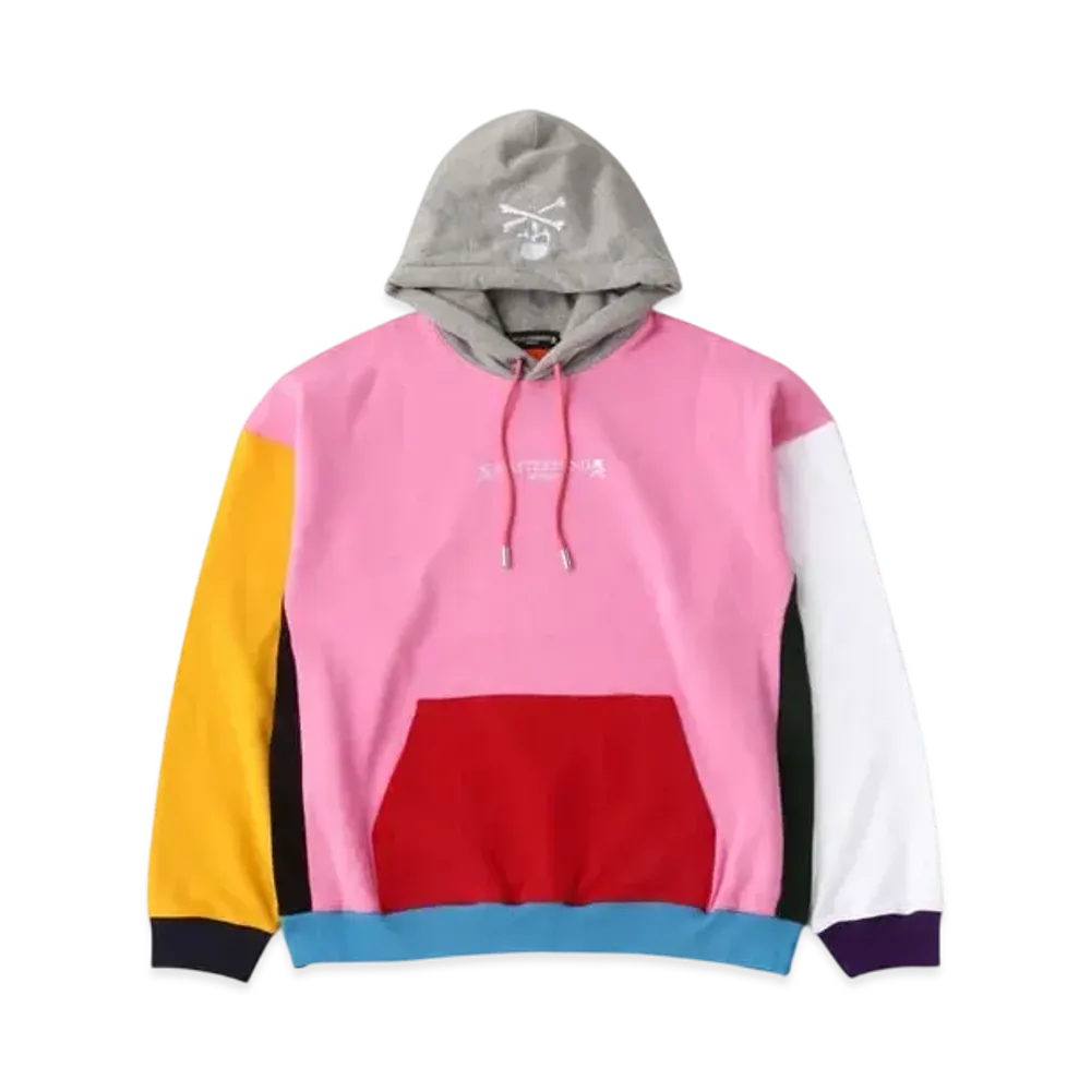 mastermind WORLD Boxy Multi Colored Hoodie "Mix (Front Pink) "