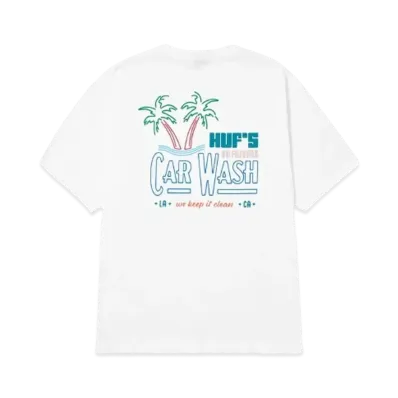 HUF Summer Splash Collection Keep It Clean Tee "White"