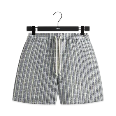 Kith Bubble Check Active Short "Light Indigo"