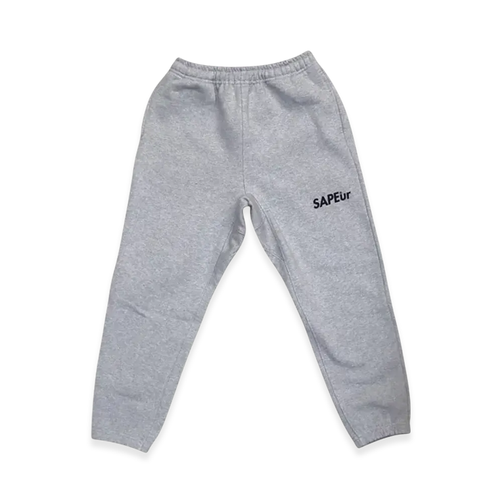 SAPEur Kid's Logo Sweat Pants "Gray"
