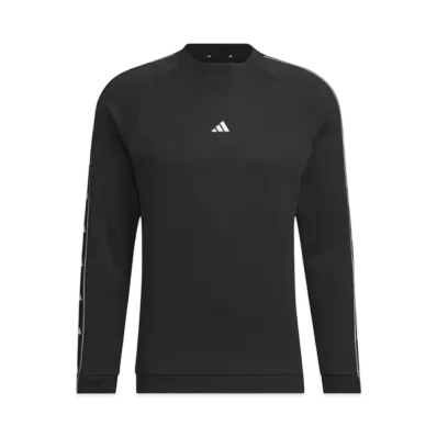 adidas Thermal Crewneck Pullover Long Sleeve Fleece "Black"