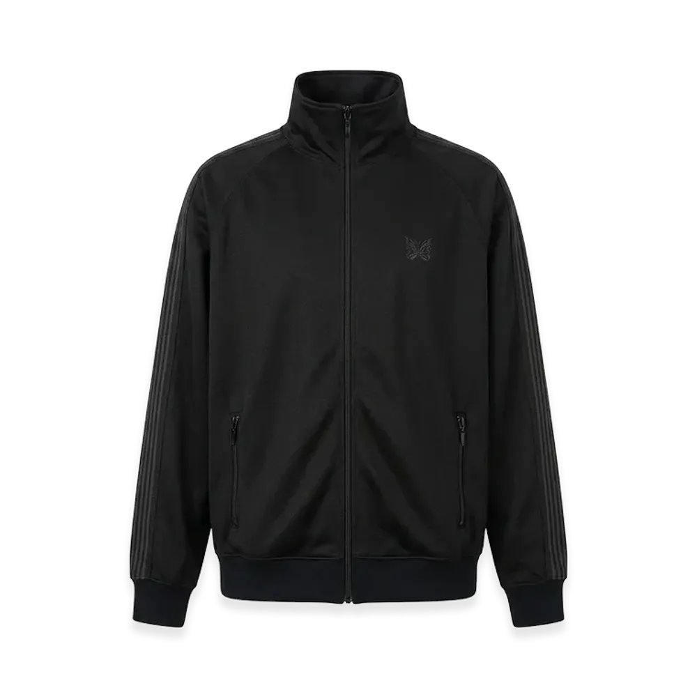 NEEDLES x STUDIOUS Track Jacket - Poly Smooth "Black"