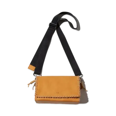 F/CE. Tech Leather Paracode Pouch "Camel"