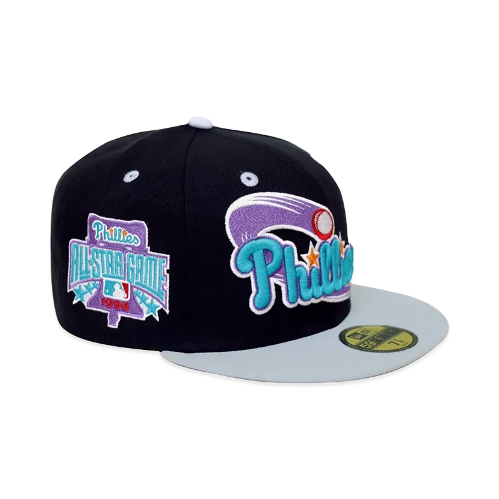 NEW ERA x THE CAP THE CAP 59Fifty Vivid Code Philadelphia Phillies "Black/Gray"