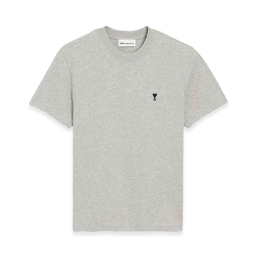 AMI PARIS Cotton Ami De Coeur T-Shirt "Grey"