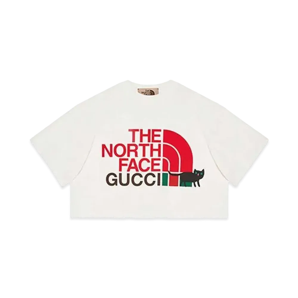 Gucci x The North Face Woman S/S T-SHIRT CROP "White"