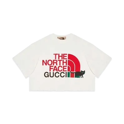 Gucci x The North Face Woman S/S T-SHIRT CROP "White"