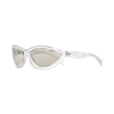 PRADA Women's Transparent Acetate Sunglasses "White"