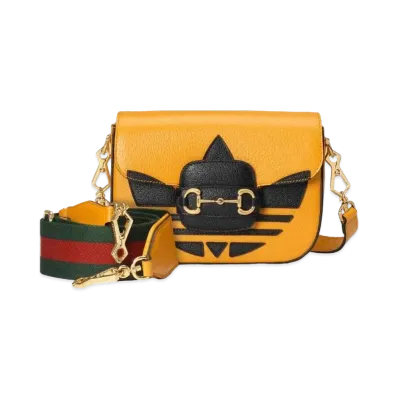 adidas x GUCCI Horsebit 1955 Mini Bag "Yellow/Black"