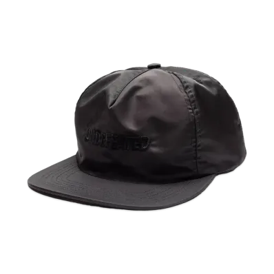 UNDEFEATED FLIGHT SATIN STRAPBACK - 90198 "Black"