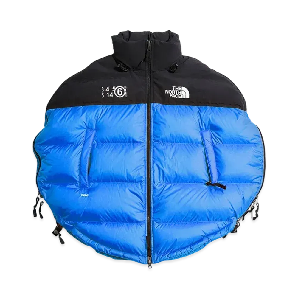 The North Face x MM6 Maison Margiela Circle Nuptse Jacket "Blue"