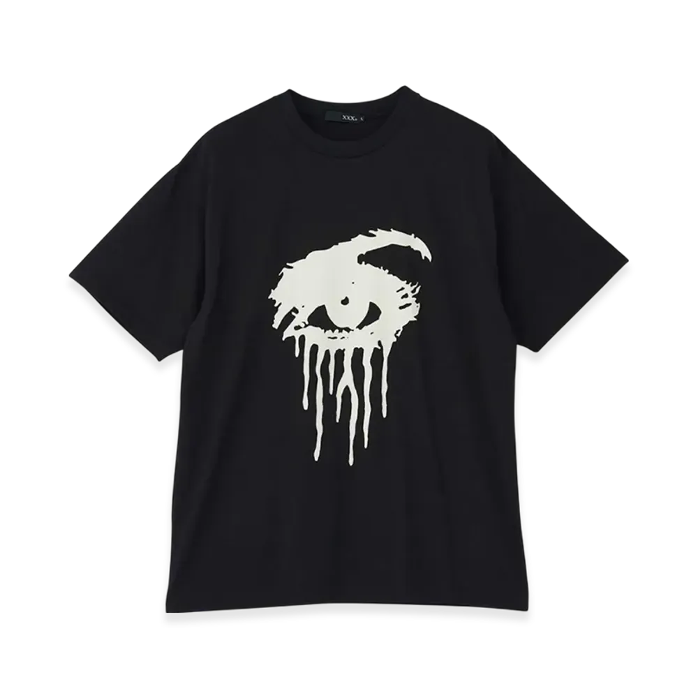 HYSTERIC GLAMOUR Screaming Eye T-Shirt "Black"