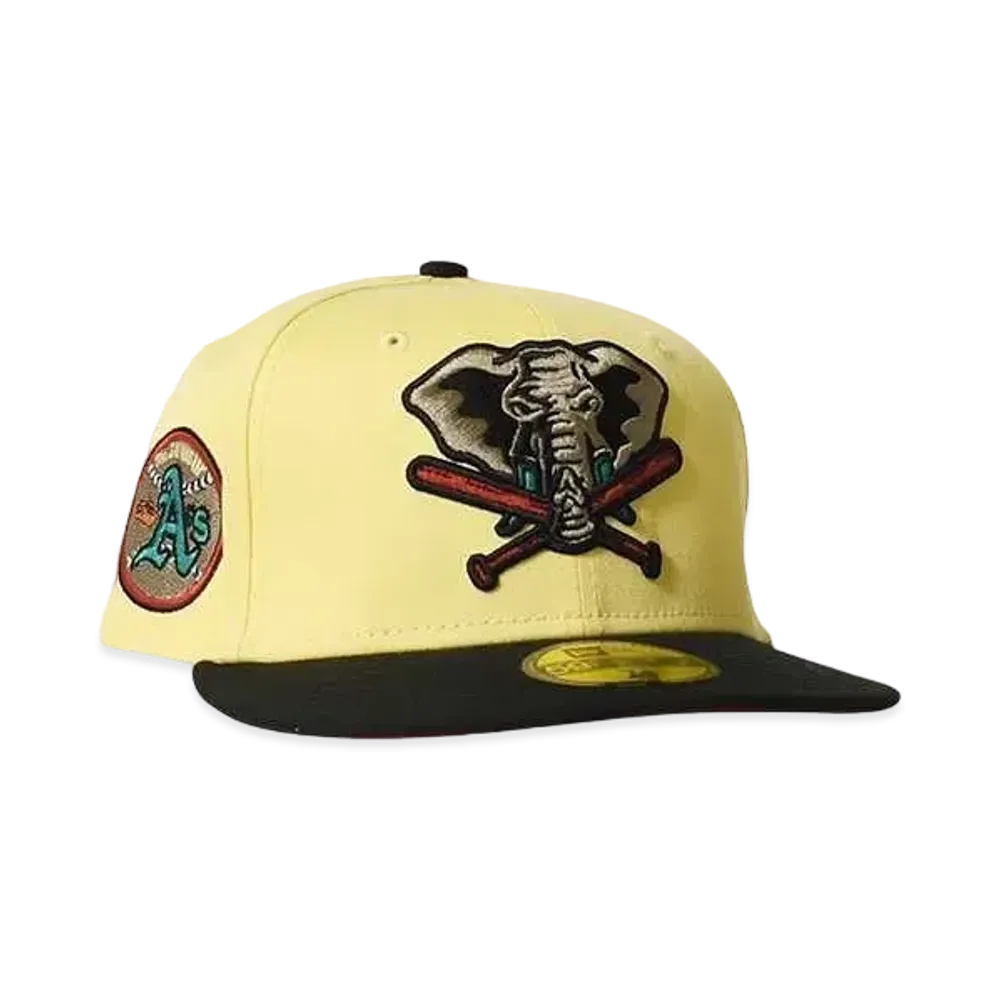 NEW ERA Oakland Athletics SWINGIN' A's "LIGHT YELLOW×BLACK"