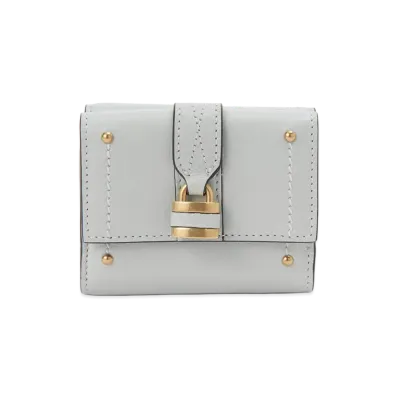 Chloe Trifold Wallet "Aqua Grey"