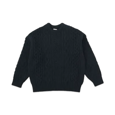 visvim Amplus Crew Knit L/S "Navy"