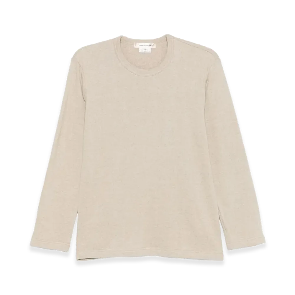 COMME des GARCONS Women's Long Sleeve T-Shirts "Beige"