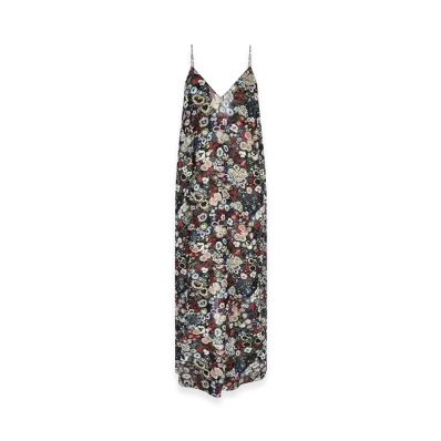 KHAITE Women's Printed Silk Taja Dress "Floral"